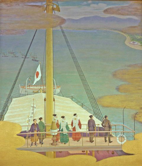大阪行幸諸藩軍艦御覧