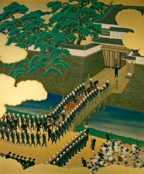 中国西国巡幸鹿児島着御