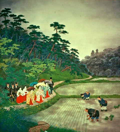 皇后宮田植御覧