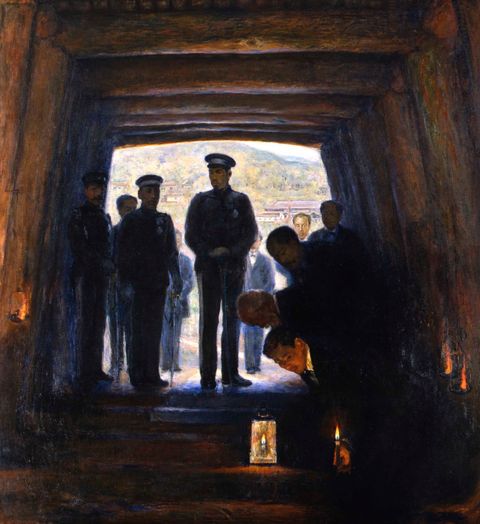 山形秋田巡幸鉱山御覧