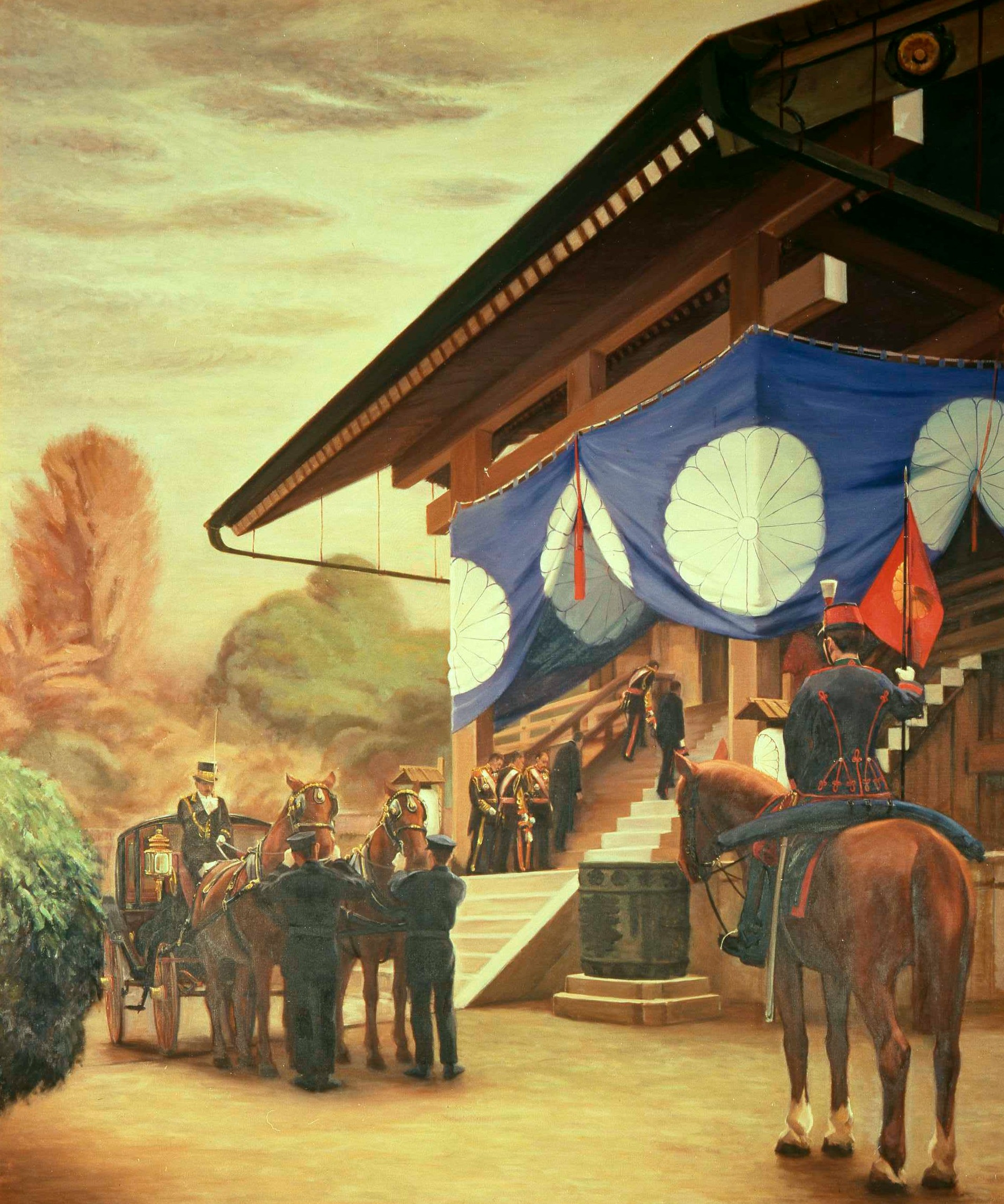 靖國神社行幸